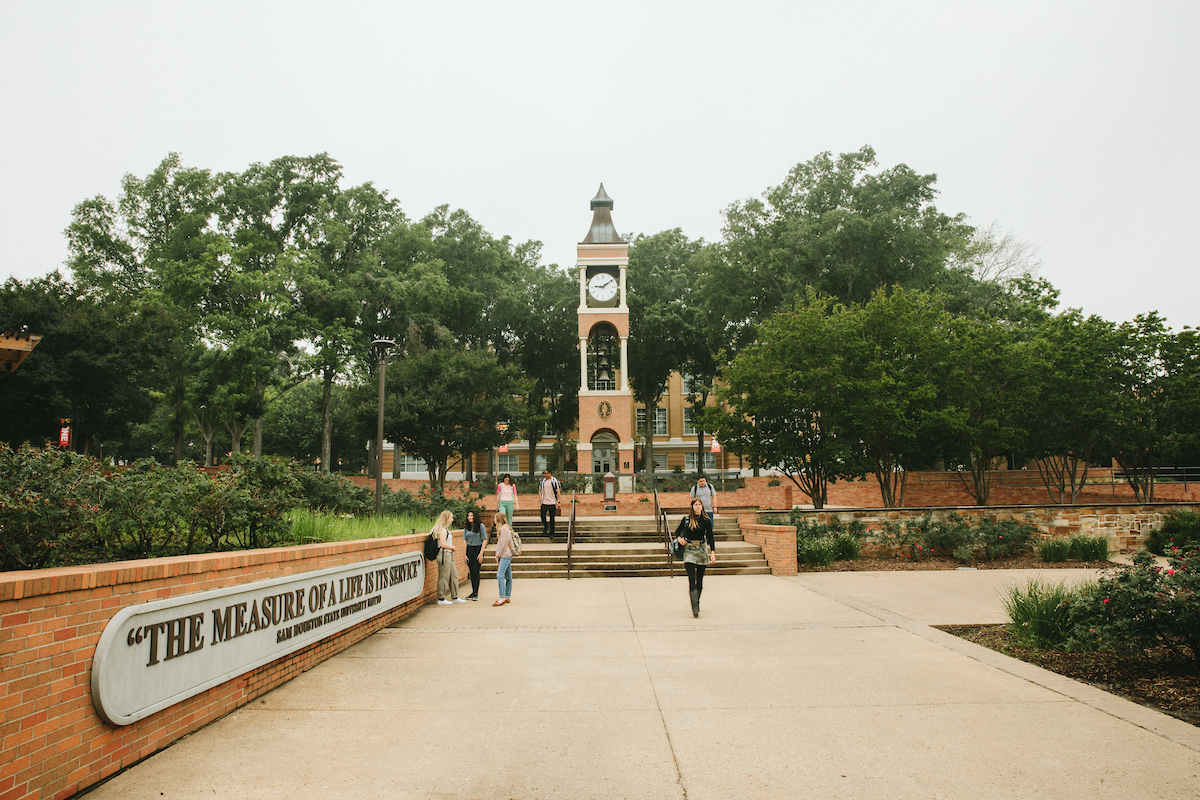 Picture of the Bell Tower on SHSU's Campus